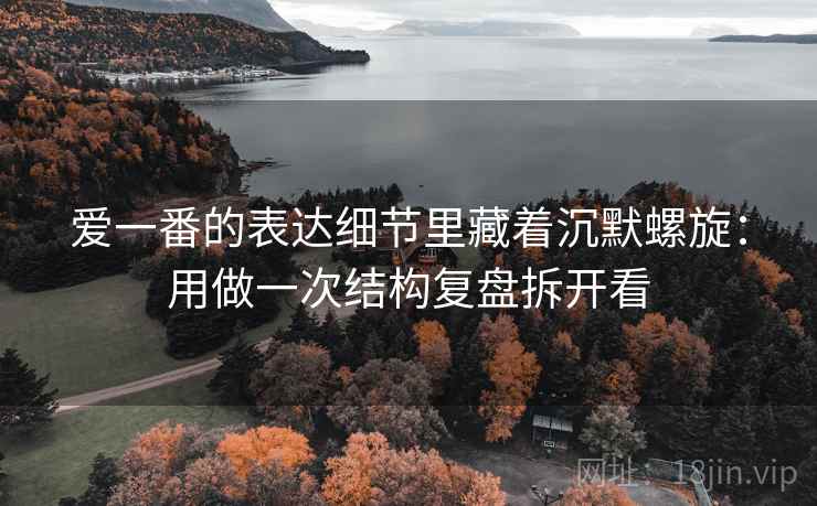爱一番的表达细节里藏着沉默螺旋：用做一次结构复盘拆开看